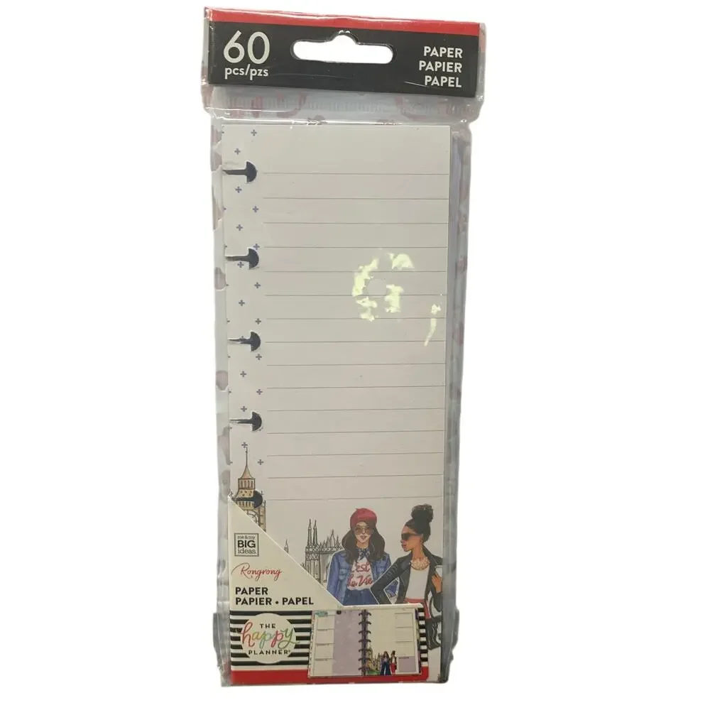 NIP Happy Planner paper 60 half lined sheets 60 FILM-31X Rongrong MAMBI